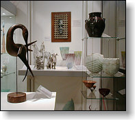 Pieces by Guy Taplin, Alasdair MacDonell, Anna No�l, Pauline Solven, David Leach, John Ward, Bert Marsh